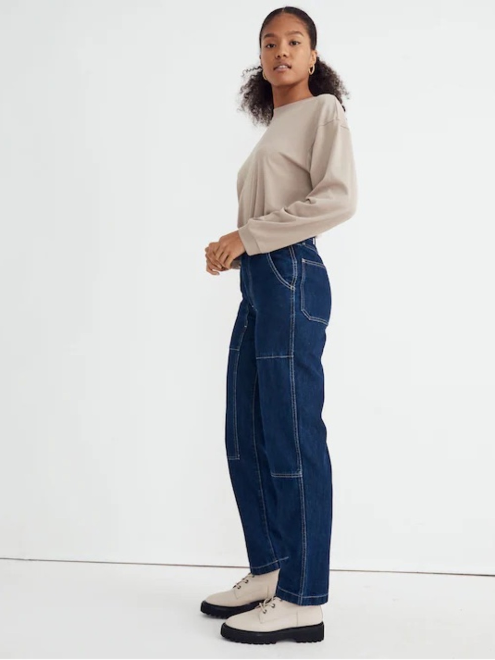 Madewell The Perfect Vintage Straight Jean in Henshaw Wash: Workwear Edition